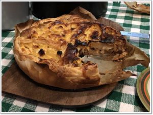Apfel im Blätterteg
